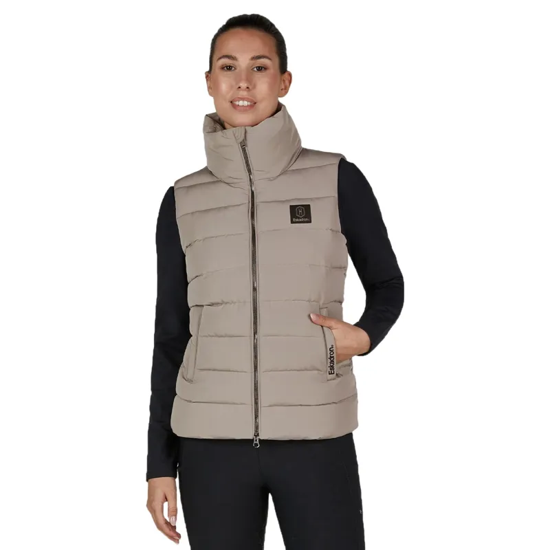 Eskadron Heritage Womens Quilted Gilet - Ash