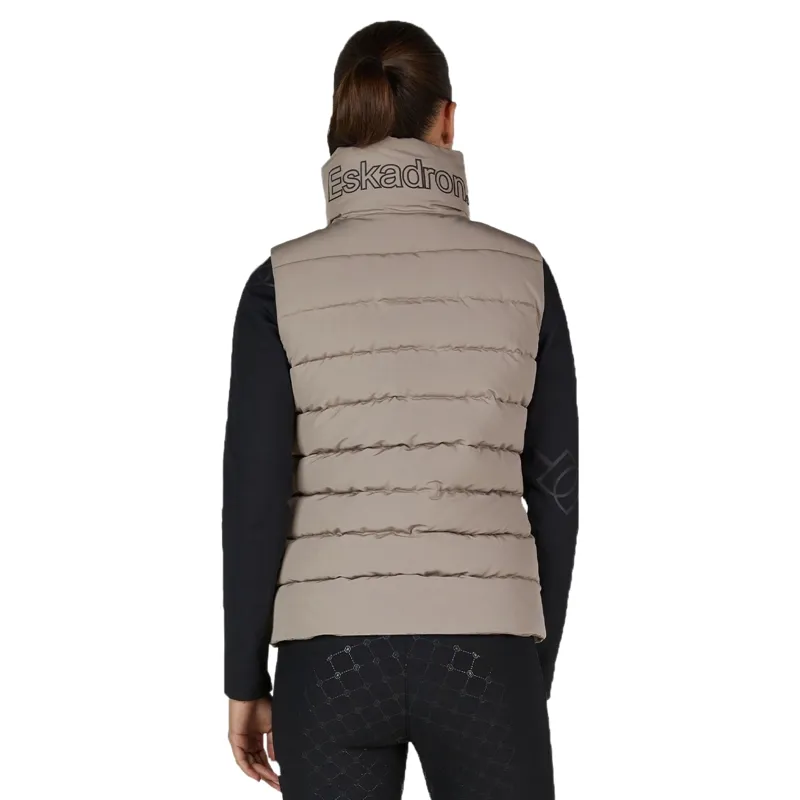 Eskadron Heritage Womens Quilted Gilet - Ash-1