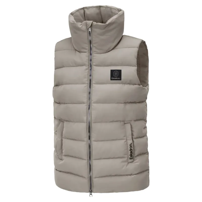 Eskadron Heritage Womens Quilted Gilet - Ash-2
