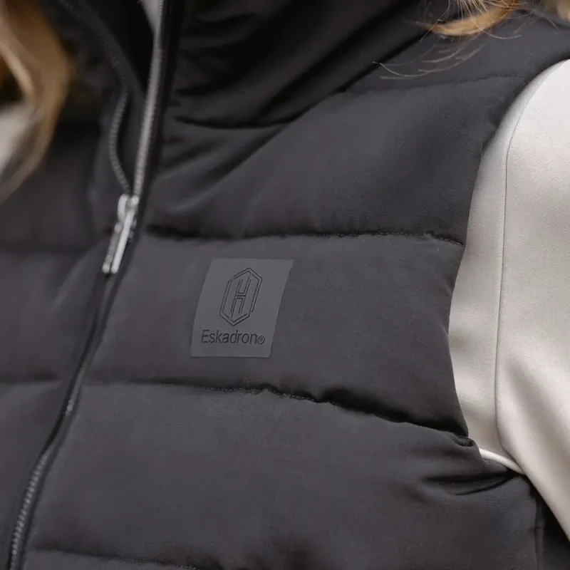 Eskadron Heritage Womens Quilted Gilet - Black-4