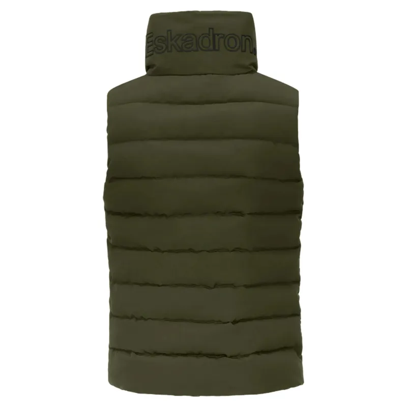 Eskadron Heritage Womens Quilted Gilet - Deep Moss-3