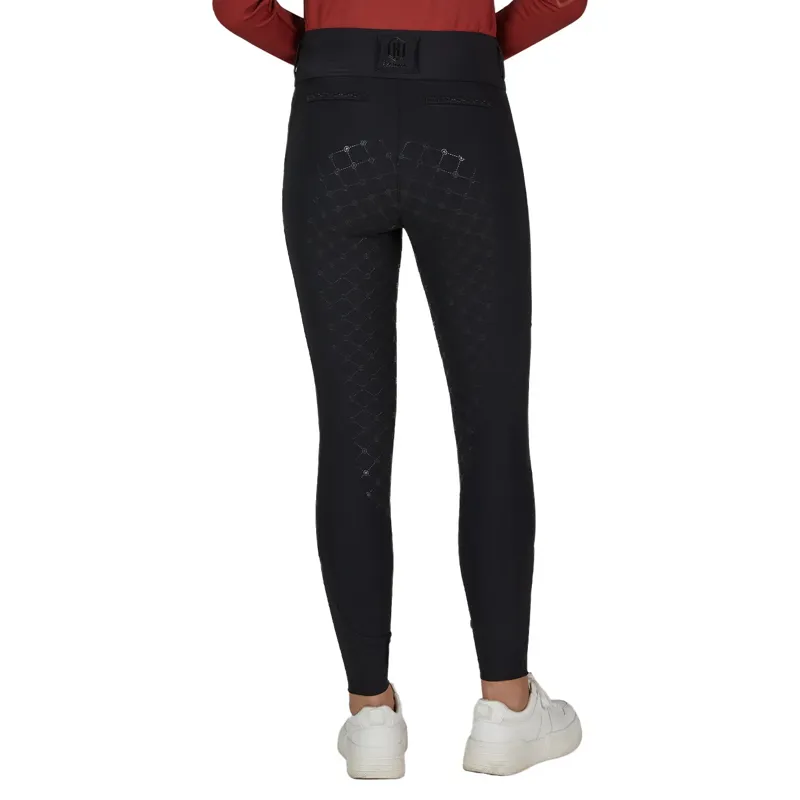 Eskadron Heritage Pro Full Grip Womens Riding Tights - Black Pre-Order-1