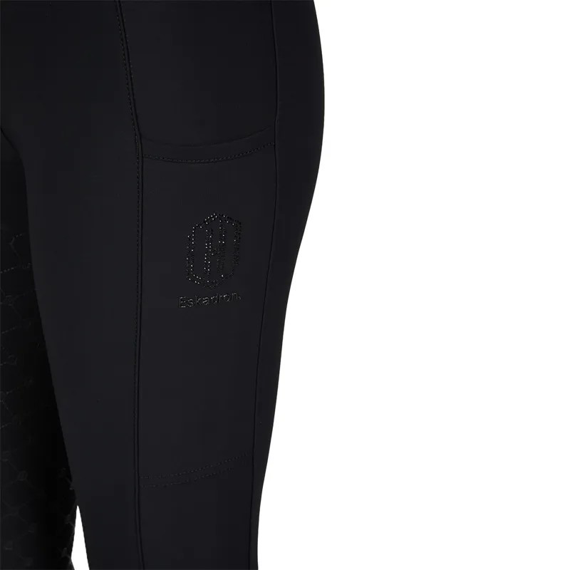 Eskadron Heritage Pro Full Grip Womens Riding Tights - Black Pre-Order-4