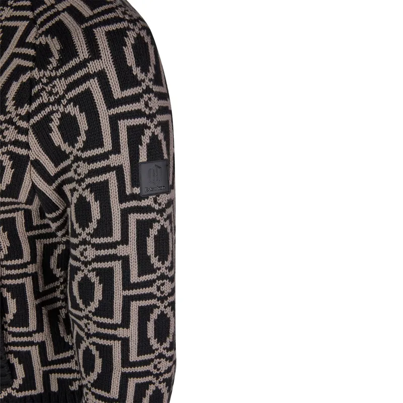 Eskadron Heritage Womens Knit-Zip Cardigan - Black-7