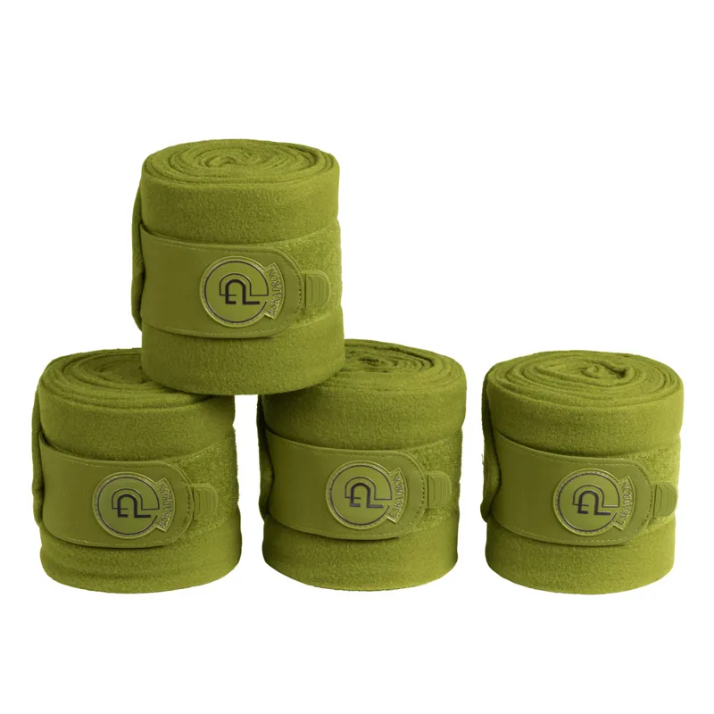 Eskadron Platinum Fleece Emblem Bandages - Moss Green