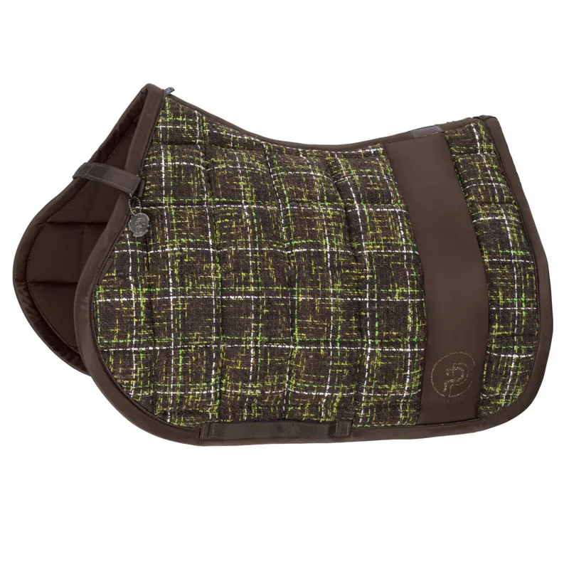 Eskadron Platinum Big Square Boucle Saddlecloth - Teak Brown