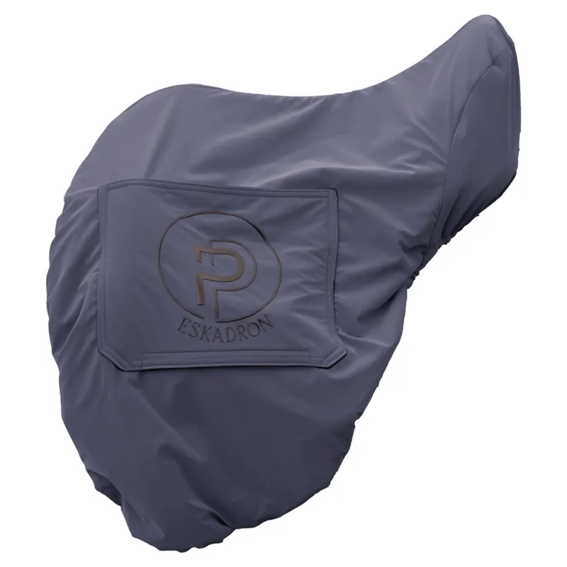 Eskadron Platinum Silk Saddle Cover - Slate Blue