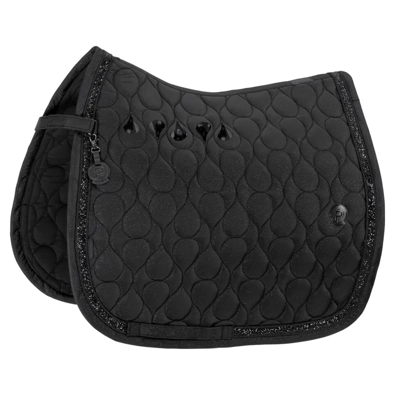 Eskadron Platinum Sparkle Jewel Dressage Saddlecloth - Black