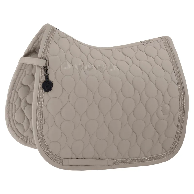 Eskadron Platinum Sparkle Jewel Dressage Saddlecloth - Pale Grey