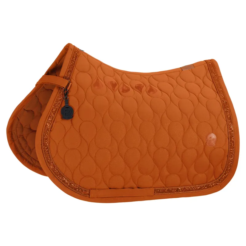 Eskadron Platinum Sparkle Jewel Saddlecloth - Amber