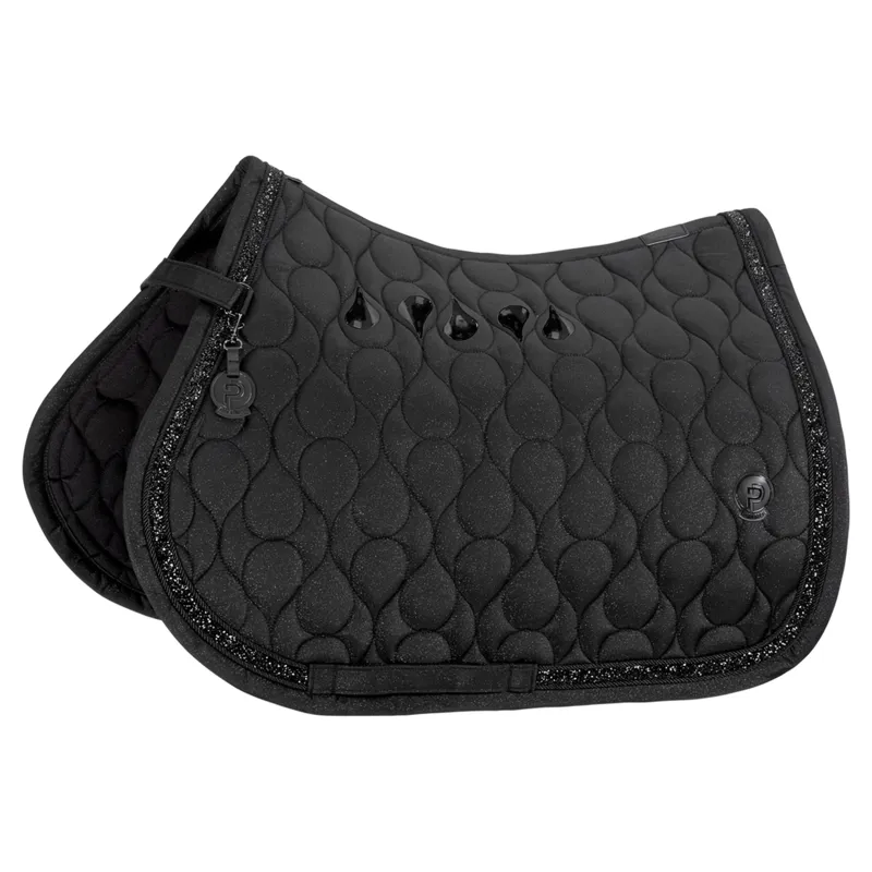 Eskadron Platinum Sparkle Jewel Saddlecloth - Black