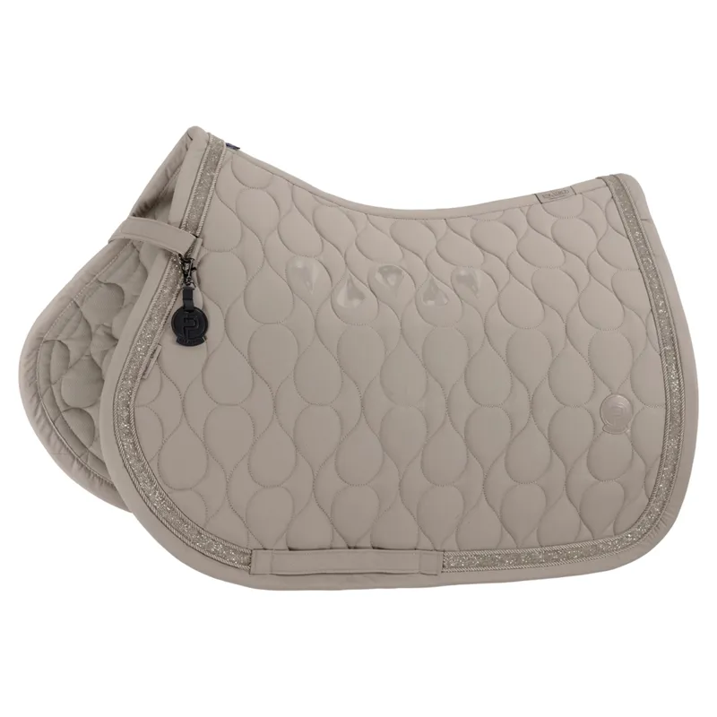 Eskadron Platinum Sparkle Jewel Saddlecloth - Pale Grey