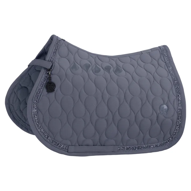 Eskadron Platinum Sparkle Jewel Saddlecloth - Slate Blue