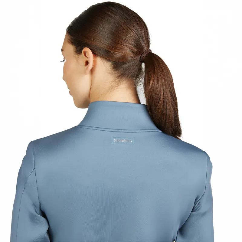 Eskadron Classic Sports Ladies Full Zip Jumper - Steel Blue-5