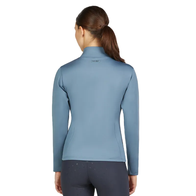 Eskadron Classic Sports Ladies Full Zip Jumper - Steel Blue-2