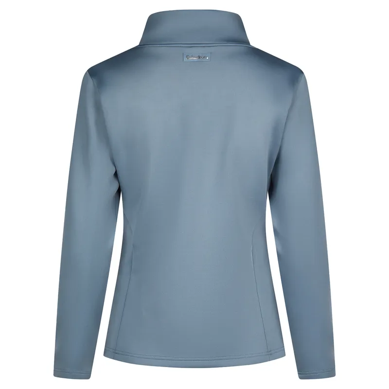 Eskadron Classic Sports Ladies Full Zip Jumper - Steel Blue-3