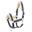 Eskadron Platinum Pure Matt Gloss Evo-Wool Headcollar - Navy