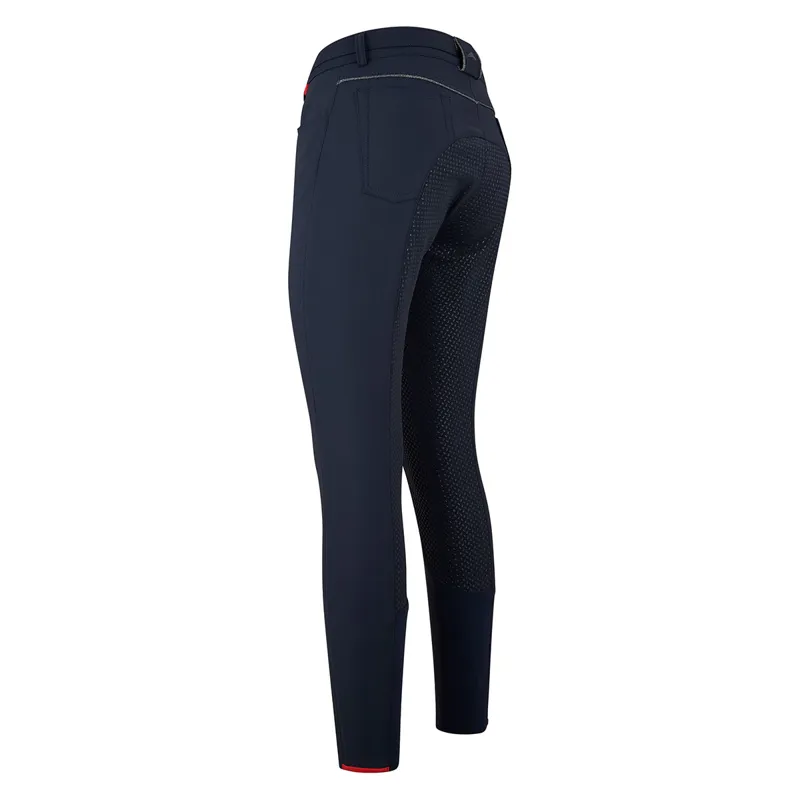 Euro-Star Indigo Full Grip Ladies Breeches - Navy - UK16-1