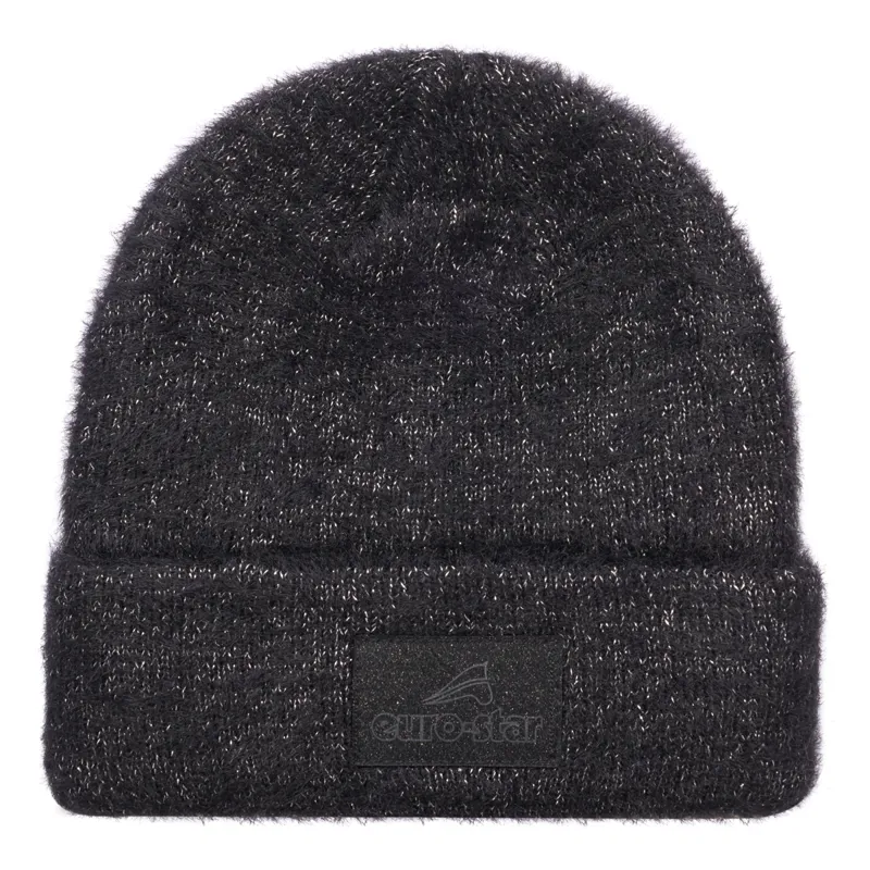 Euro-Star Randy Ladies Beanie Hat - Black