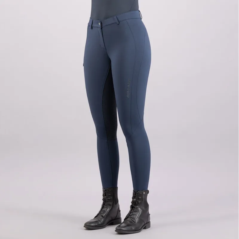 Euro-Star Sea Breeze Queen Full Grip Ladies Breeches - Navy