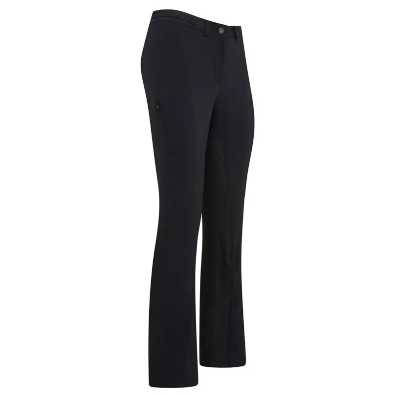 Euro-Star Jodhpur Equitation Queen Full Grip Ladies Breeches - Black