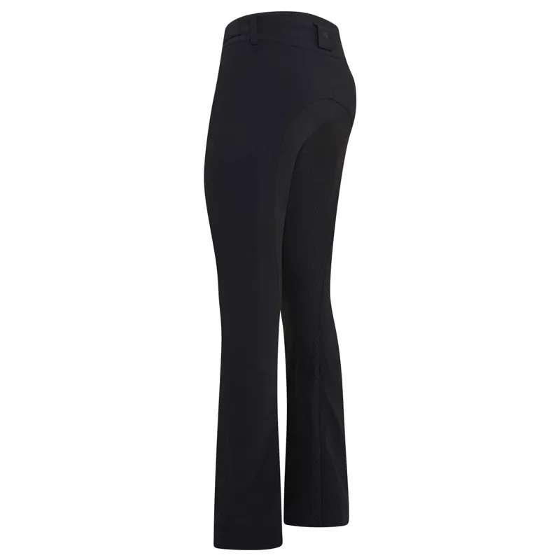 Euro-Star Jodhpur Equitation Queen Full Grip Ladies Breeches - Black-1