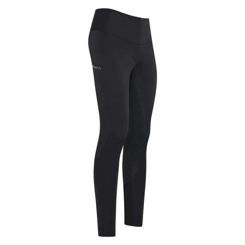 Euro-Star Equitation Queen Extra Full Grip Ladies Breeches - Black