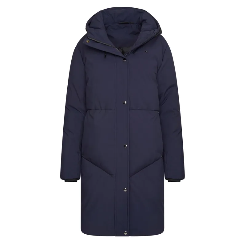 Long sales navy parka