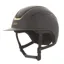 Evoke Callisto Wide Peak Crystal Frame Riding Hat - Black/Gold