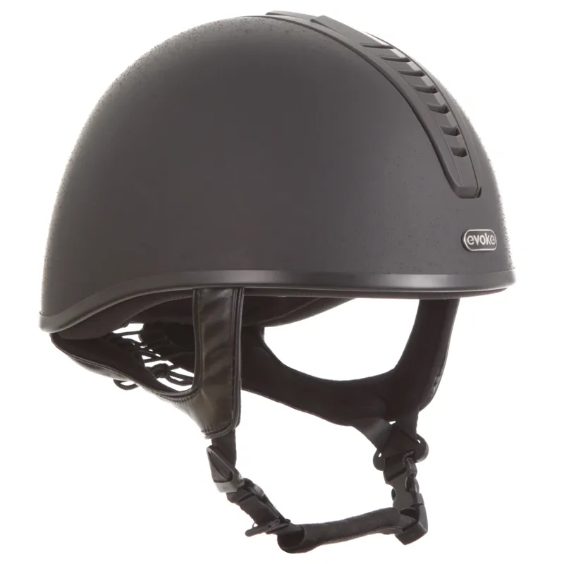 Evoke Orion JS4K MIPS Junior Jockey Skull Riding Hat - Black-2