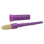 EZI-GROOM Plastic Hoof Oil Brush and Cap - Purple