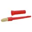 EZI-GROOM Plastic Hoof Oil Brush and Cap - Red