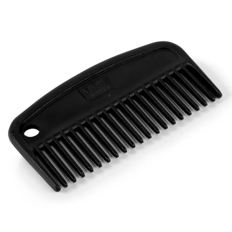EZI-GROOM Plastic Mane Comb - Black