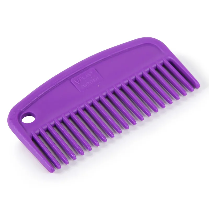 EZI-GROOM Plastic Mane Comb - Purple