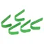 EZI-KIT Small Stable Hooks 5 Pack - Dark Green