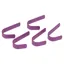 EZI-KIT Small Stable Hooks 5 Pack - Purple