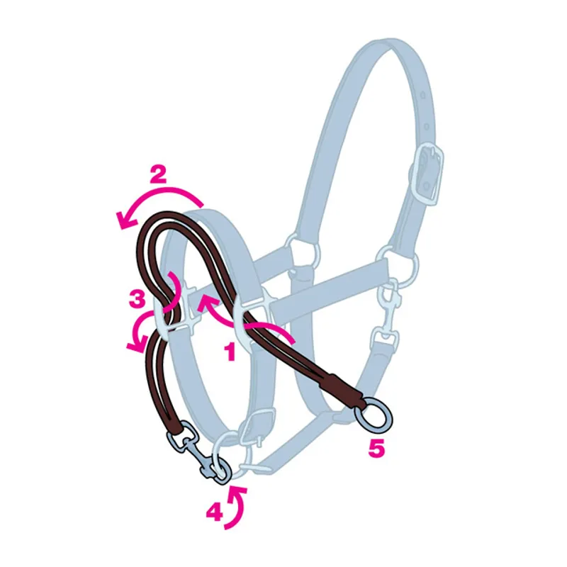 Ezyloader Headcollar Adaptor - Black-1