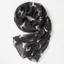 Jewelicity Printed Scarf - Grey/Dog Print