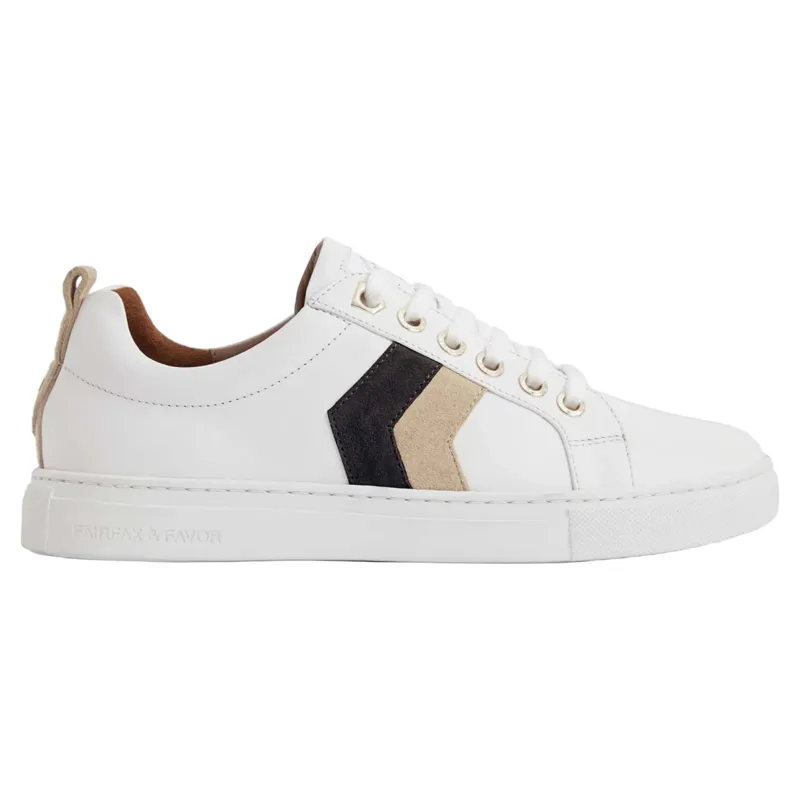 Fairfax and Favor Alexandra Trainers - Neutral Tri Colour-1