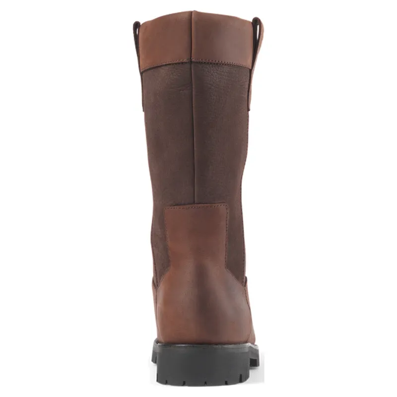 Fairfax and Favor Burghley Womens Mid Calf Leather Boots - Mahogany-3