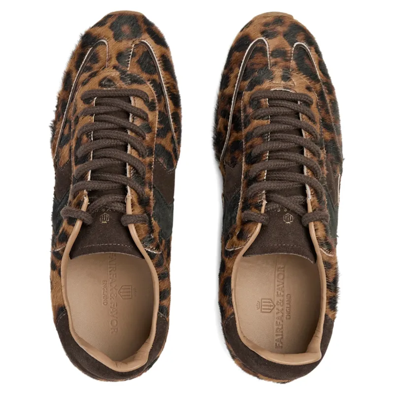 Fairfax and Favor Chawston Womens Trainers - Leopard-2