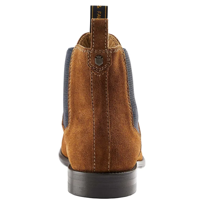 Fairfax and Favor Chelsea Mens Boots - Cognac Suede-4