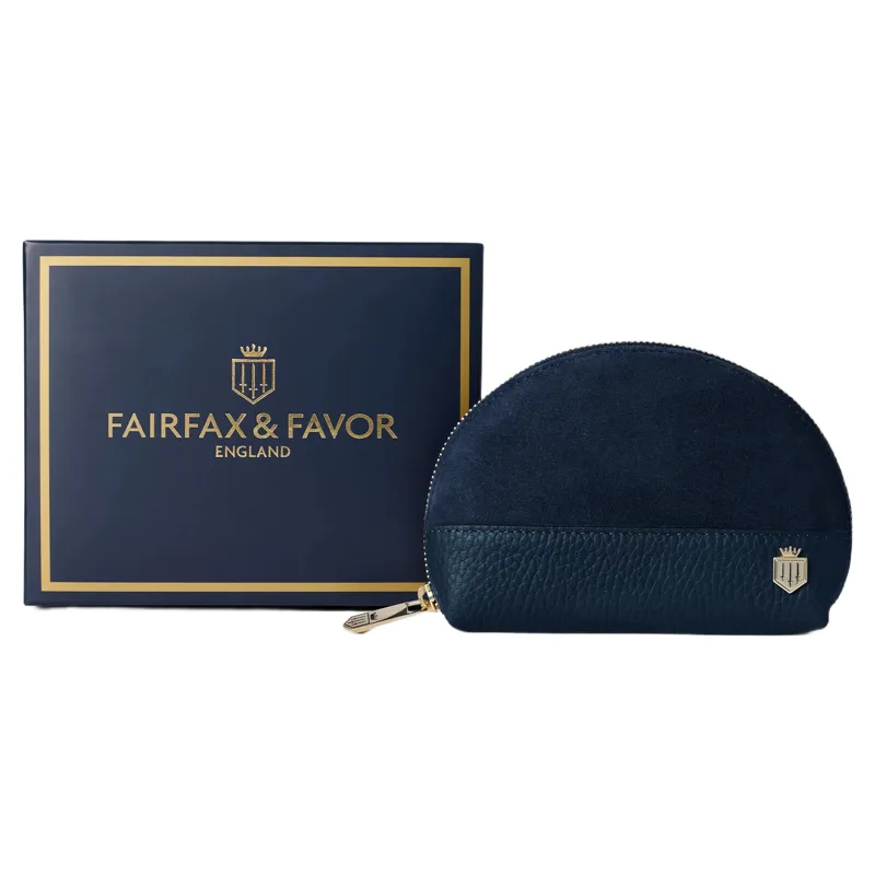 Fairfax and Favor Chiltern Coin Purse - Teal Suede-1