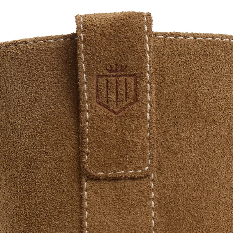 Fairfax and Favor Ludlow Womens Suede Heeled Ankle Boots - Tan-6