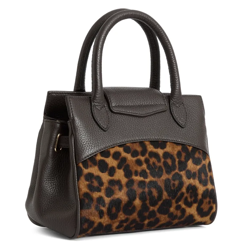 Fairfax and Favor Mini Windsor Handbag - Leopard Haircalf-2
