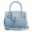 Fairfax and Favor Mini Windsor Handbag - Sky Blue Suede