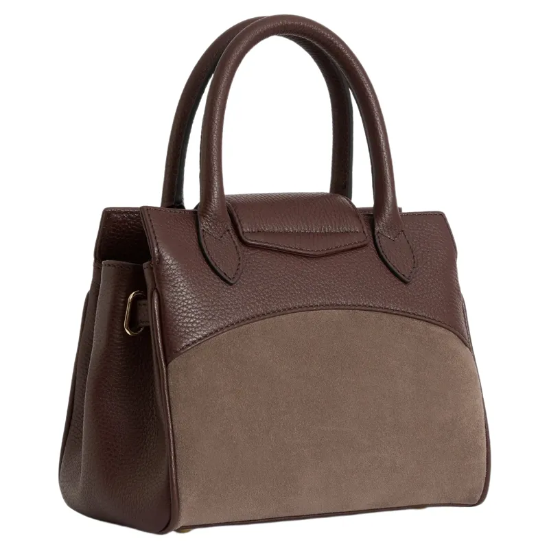 Fairfax and Favor Mini Windsor Handbag - Stockist Exclusive Port/Taupe-2