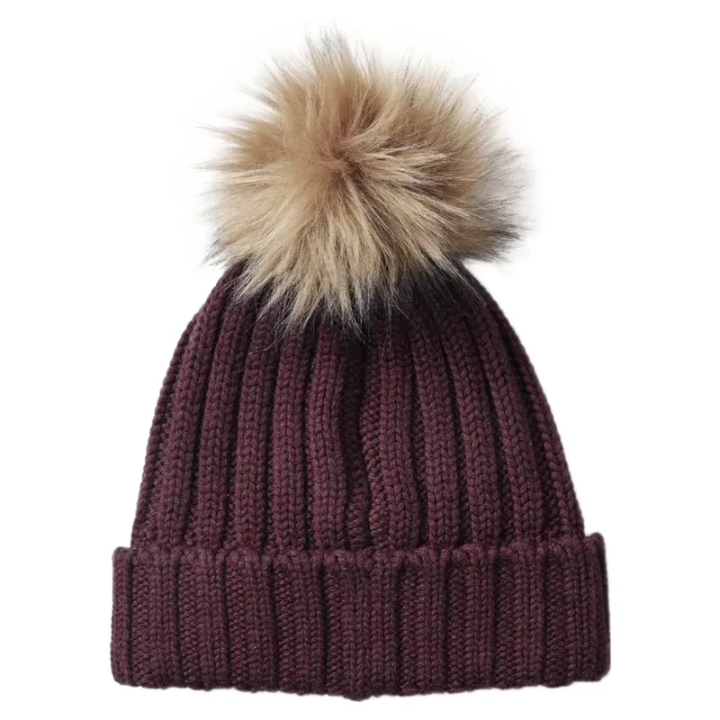 Fairfax and Favor Signature Bobble Hat - Port-2