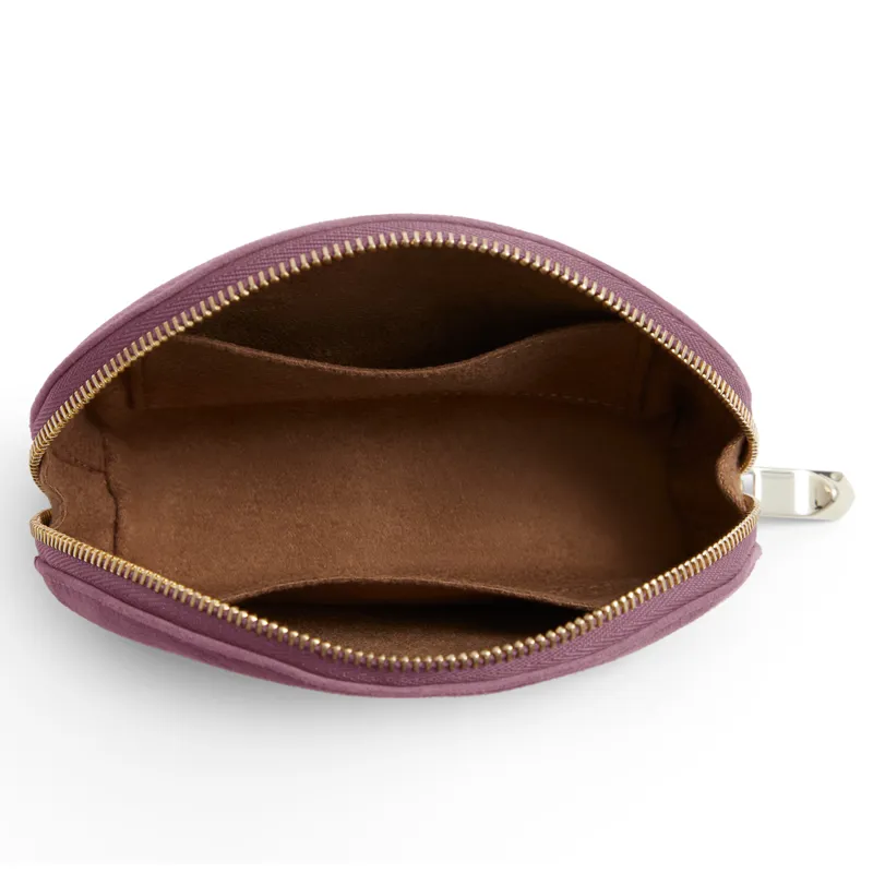 Fairfax and Favor Chiltern Coin Purse - Heather Suede-2