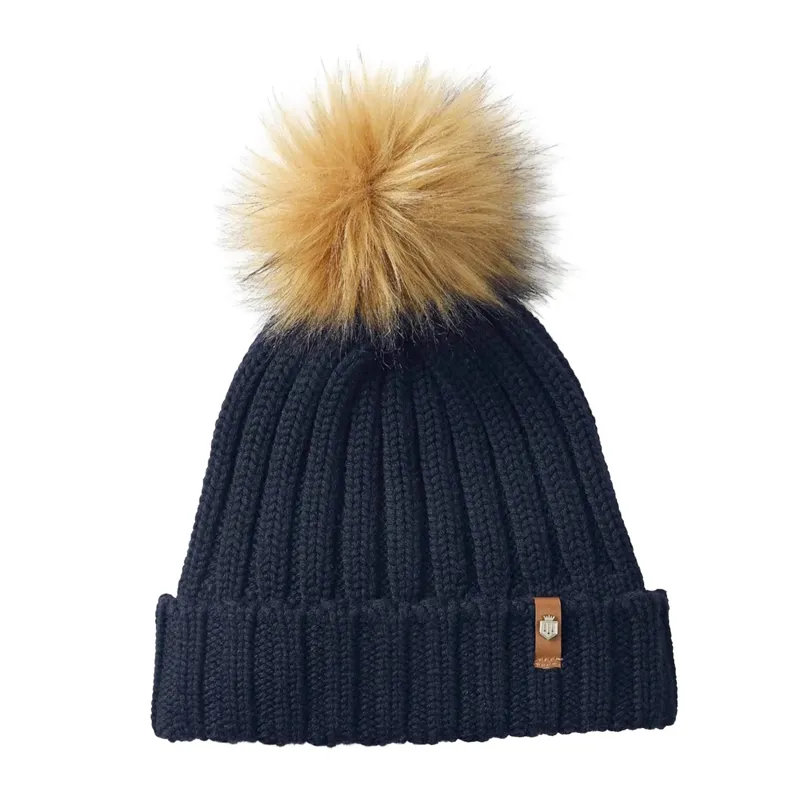Fairfax and Favor Signature Bobble Hat - Navy